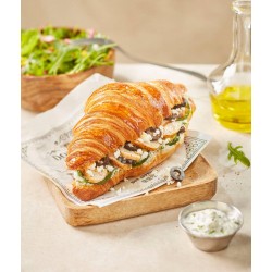 Croissant au beurre fin prêt à cuire surgelé les classiques 120g