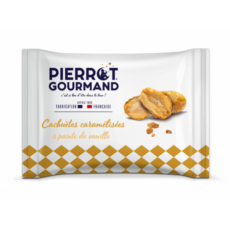 Cacahuètes caramelisées vanille 45 g