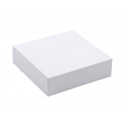 Boîte patissière carton blanc 180x180x50 mm X 50