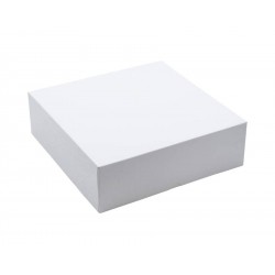 Boîte patissière carton blanc 260x260x80 mm X 50