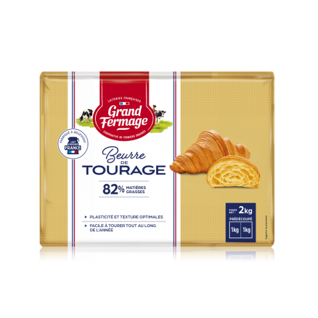 Beurre doux 82 % MG 2 kg