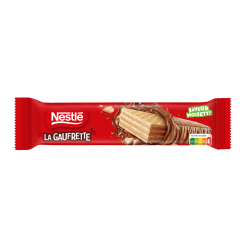 la gaufrette saveur noisette barre 30 g