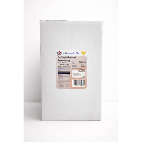 Oeuf liquide entier pasteurisé 10 kg
