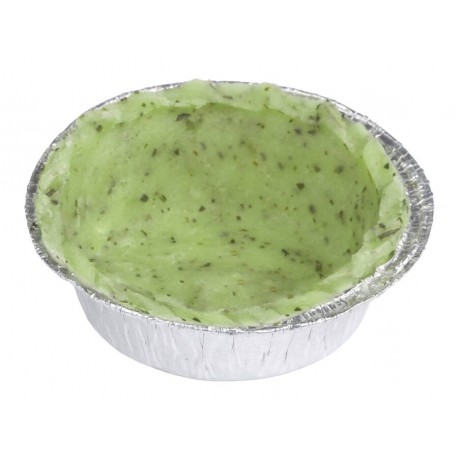 Mini fonds de tartes brisé beurre basilic diam 45 cru x168