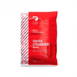 Demi-fraise Camarosa enrobée 100% naturel 28/35 mm IQF 2,5 kg