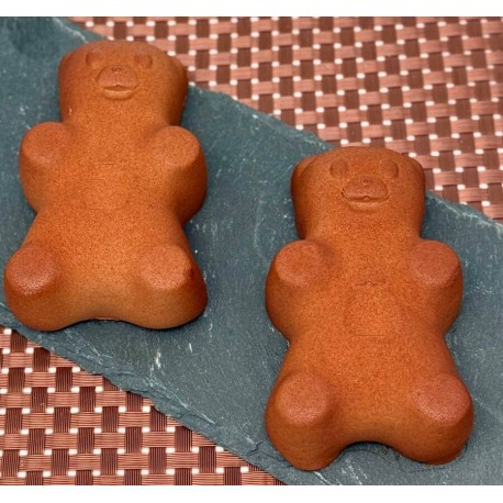 Ourson croustillant chocolat noir guimauve 65g x12