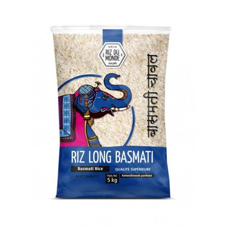 Riz long basmati 5 kg
