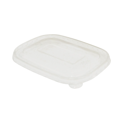 Couvercle PET antibué pour barquette bambou x 50
