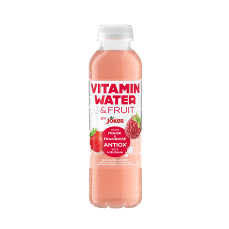 Vitamin water aux fruits saveur fraise et framboise 50 cl 