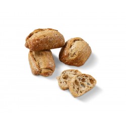 Petit pain céréales et graines Les Gourmets précuit sur sole 50g x65