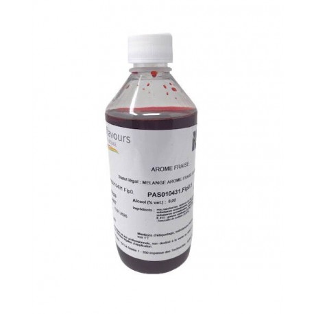 Mélange d'arôme framboise et additifs 500 g