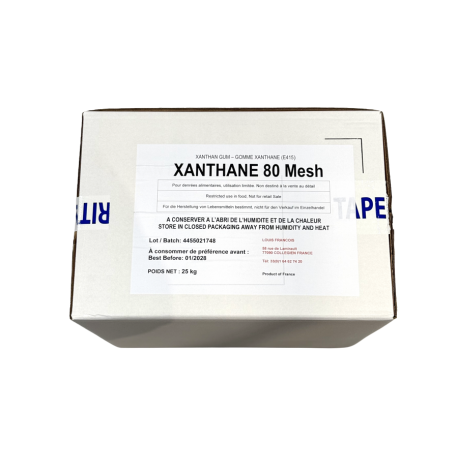 Gomme xanthane 80 mesh poudre 25kg