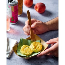 Bouchées d'oeufs au fromage, épinards et poivrons 50g