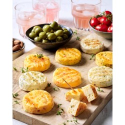 Bouchées d'oeufs au fromage, poivrons et jalapenos 50g