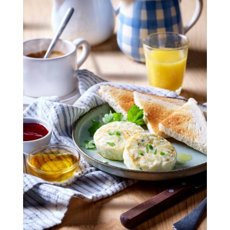 Bouchées blancs d'oeufs au fromage frais et aux herbes 50g