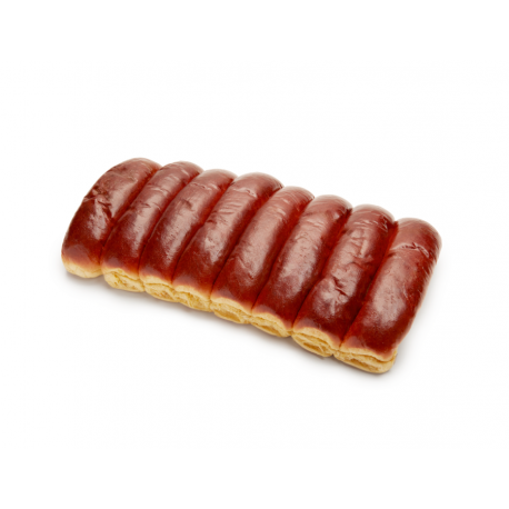 Plaque 8 pains hot dog 600g Beach x6