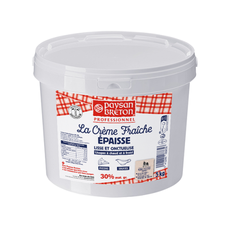 Crème fraîche épaisse 30 % MG 5 kg