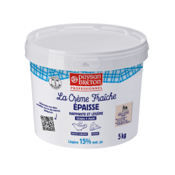 Crème fraîche épaisse 15 % MG 5 kg