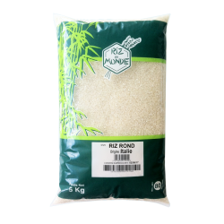 Riz rond blanc qualité supérieure 5 kg