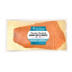 Saumon fumée de Norvège 20 tranches sandwich 500 g