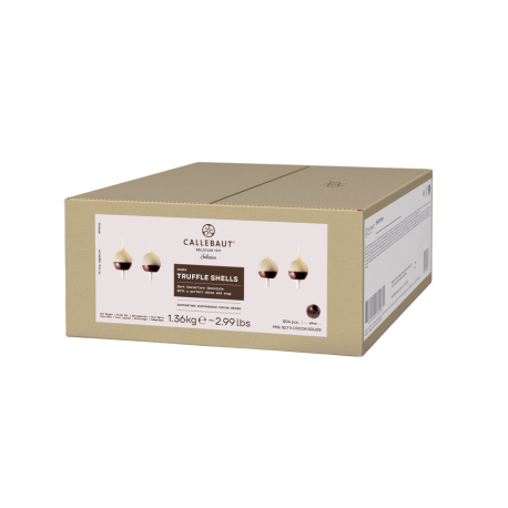 Coque boule truffe chocolat noir 25 mm 504 pièces 1,36 kg
