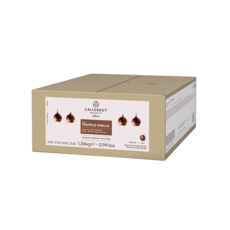 Coque boule truffe chocolat au lait 25 mm 504 pièces 1,36 kg