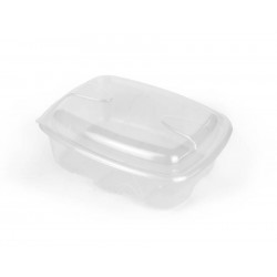 Boîte et couvercle fond archipack transparent 750 ml 180 x 140 x 69 mm x 30