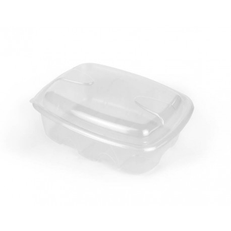 Boîte et couvercle fond archipack transparent 750 ml 180 x 140 x 69 mm x 30