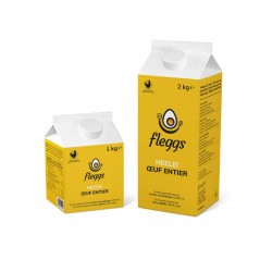 Oeuf entier liquide pasteurisé oeuf de France 1 kg