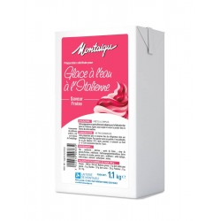 Préparation pour glace fraise UHT 1,1 kg