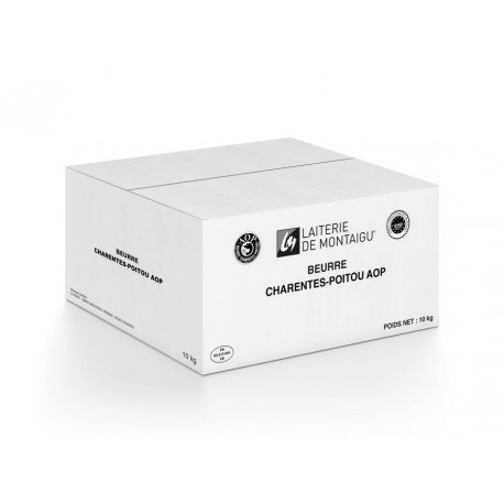 Beurre doux spécial professionnel 82 % MG AOP 10 Kg