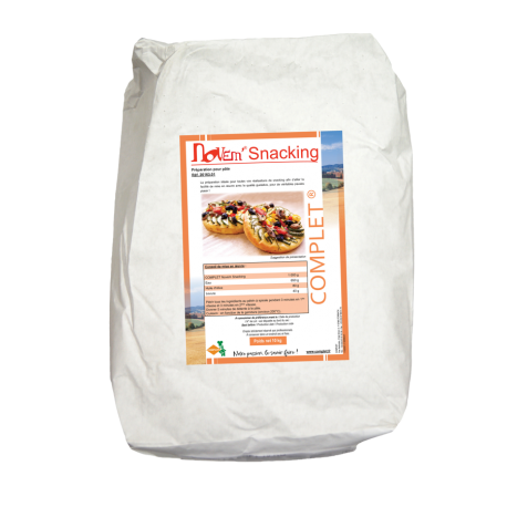 Préparation pour pâte Novem snacking 10 kg