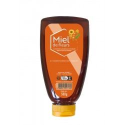 Miel de fleurs liquide gamme ECO 500 g