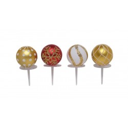  Boules déco or assorties x 48
