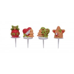Déco noël rouge et vert x 48