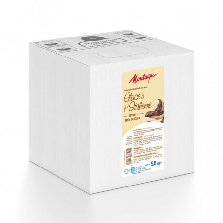 Préparation pour glace à l'italienne noix de coco UHT 5,5 kg