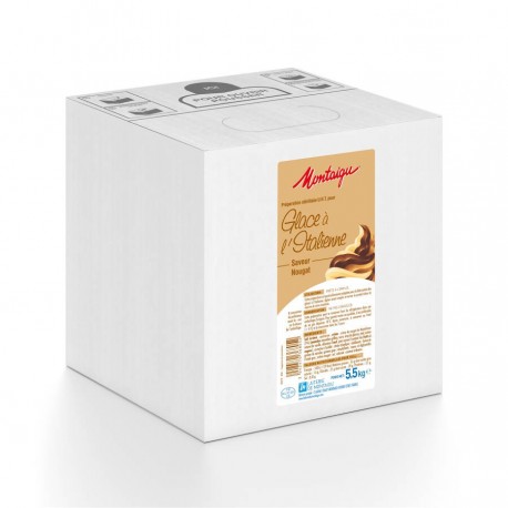 Préparation pour glace à l'italienne au nougat UHT 5,5 kg