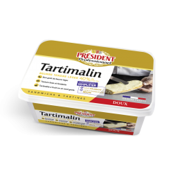 Beurre doux léger 40 % MG Tartimalin 1 kg