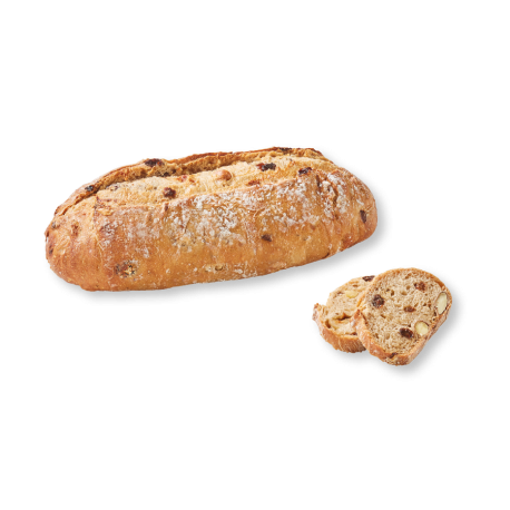 Pain aux fruits Les Gourmands précuit sur sole 300 g