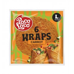 Tortillas de carotte D 25 cm x 6