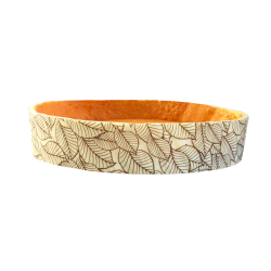 Kit biscuit décor feuillage cacao Joconde 260 mm