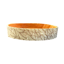 Kit biscuit décor feuillage cacao Joconde 220 mm