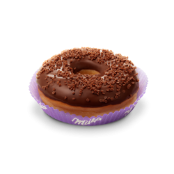 Donut au chocolat Milka chocolat au lait du pays alpin 55 g