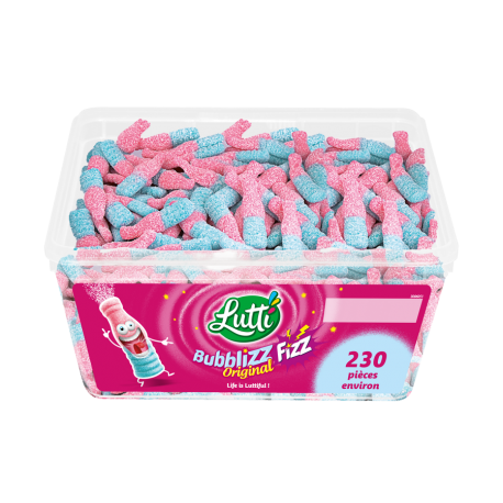 Confiserie gélifiée arômatisée bubblizz original cubo 1.35 kg