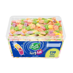 Confiserie gélifiée arômatisée mini surffizz fruit cubo 1.35 kg