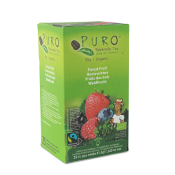 Thé noir fruits des bois BIO Puro 1,5 g x 25