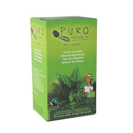 Thé vert à la menthe Bio Puro 1.5 g x 25