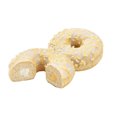 Donut fourrage citron et cheesecake triple décor 69G X 48
