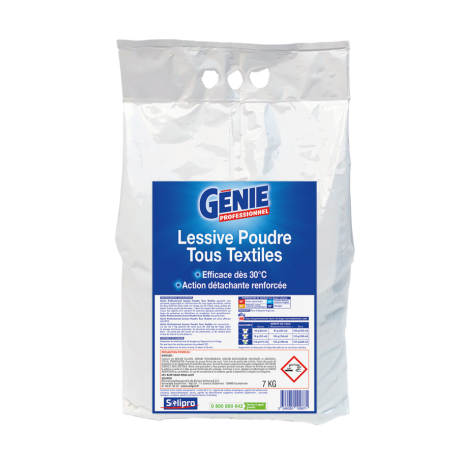 Lessive machine Génie poudre tous textiles 7 kg