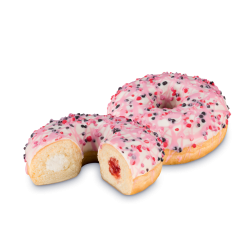 Donut fourrage au fromage blanc façon cheesecake framboise 69 g